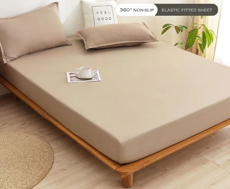 WASART Luxury double bed bed sheet elastic fitted sheet mattress protector cover couple 2 people bed linen 150 bedding king size