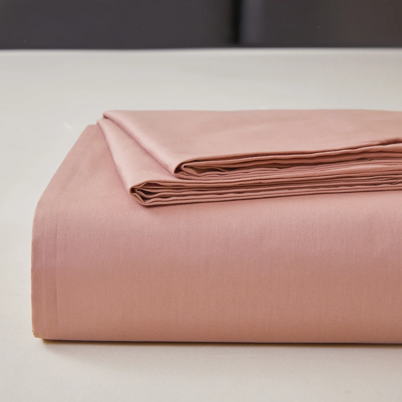 WASART Summer pure cotton flat bed sheet and pillowcase 150x190 bedroom couple bed linen sets luxury single double bed king size