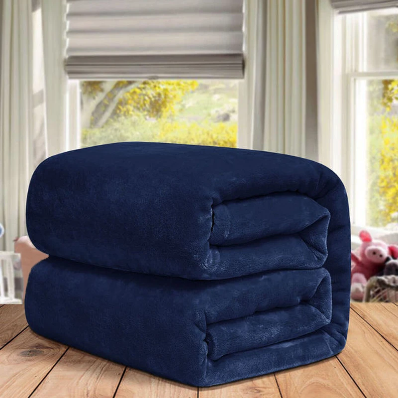 WASART Winter fluffy velvet fleece blanket extra large size sofa throw blanket fuzzy faux fur blanket microfiber thick bed sheet
