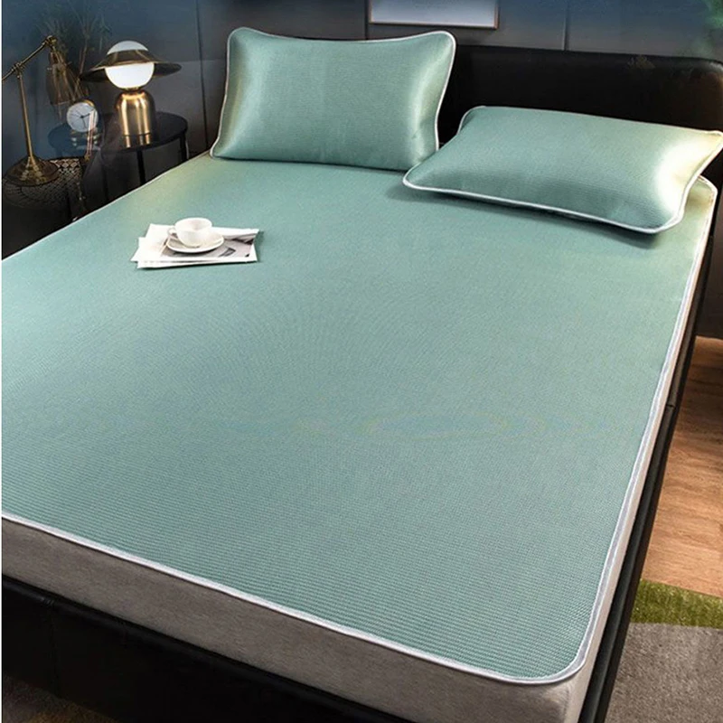 WASART Summer cooling mattress bedroom couple cool sleeping air conditioning mat folding cold sheet couple bed protection pad