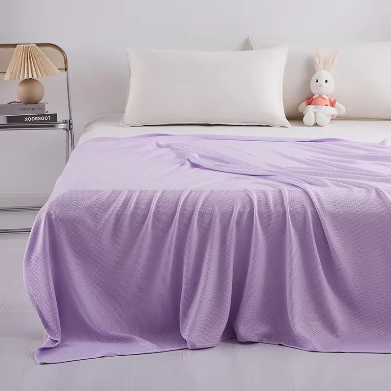 WASART 100% Bamboo fiber ice blanket summer cooling air condition thin quilt cold bedspread 150x200 luxury double bed king size