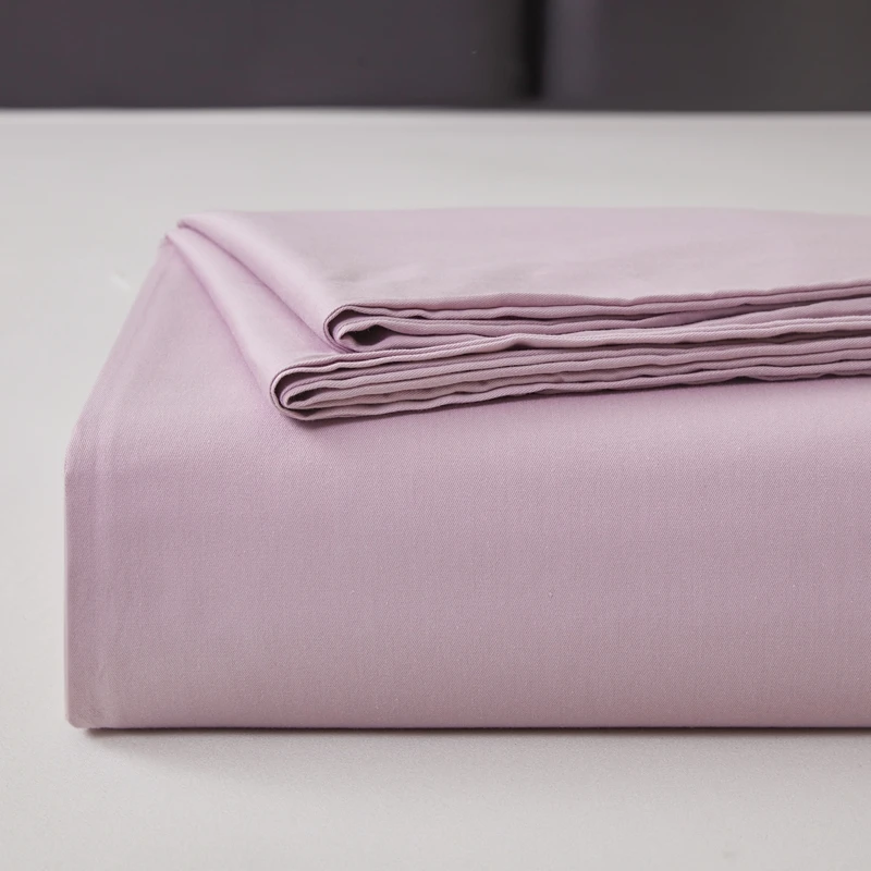 WASART Summer pure cotton flat bed sheet and pillowcase 150x190 bedroom couple bed linen sets luxury single double bed king size