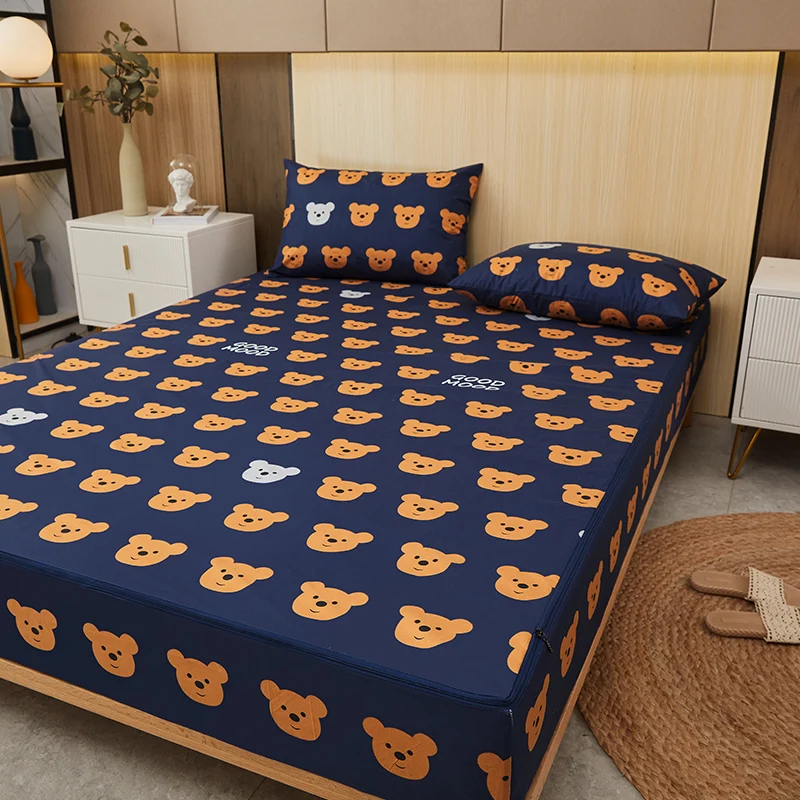 100% Waterproof Mattress Cover with Zipper Closure Six Sides All Inclusive Mattress Protector Soft Fitted Sheet Customized Size