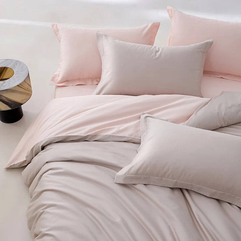 Organic Egyptian Cotton Bedding Set with Duvet Cover Bed Sheet Pillowcase Luxury 800 Thread Count Bedsheet 5-Star Hotel Quality