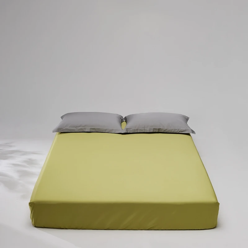Egyptian Cotton Fitted Sheet Mattress Cover Twin Full Queen King Size Customized Any Size Bed Sheet Luxury 1000TC Bedding Sheets